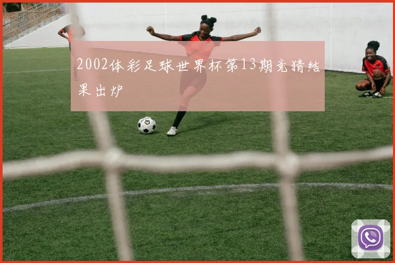 2002体彩足球世界杯第13期竞猜结果出炉